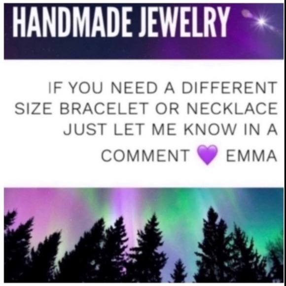 Mother of pearl up side down crecent moon charm on adjustable black suede cord - Picture 4 of 12